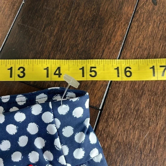 Spanx 6" Sunshine shorts Navy dot Pull On Pockets Women’s Size M 50213R NWT - Picture 7 of 13